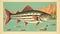 Vintage Redfish Poster With Bold Character Designs And Political Imagery