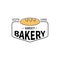 Vintage Retro Bakery, Cupcakes, and deserts Logo