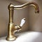 Vintage retro brass water tap faucet