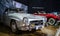 Vintage retro car Mercedes-Benz 190SL Roadster on 54th Belgrade international car and motor show.