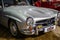 Vintage retro car Mercedes-Benz 190SL Roadster on 54th Belgrade international car and motor show.