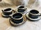 Vintage Retro Heavy Stoneware Drip Glaze Brown and Tan Pottery - Dishes