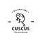vintage retro hipster cuscus logo