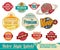 Vintage retro labels and tags