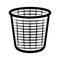 Vintage retro laundry bucket. Can be used like emblem, logo, badge, label. mark, poster or print. Monochrome Graphic Art. Vector