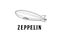 Vintage Retro Old Zeppelin Plane Logo Design Vector