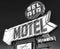 Vintage Retro Roadside Neon Motel Sign - Americana, Vacancy Travel