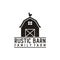 Vintage Retro Rustic Grunge Barn Farm logo design