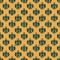 Vintage robots seamless pattern, background