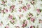 Vintage rose pattern on Fabric background