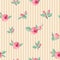 Vintage roses seamless pattern