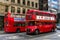 Vintage Routemaster Bus in Central London