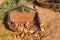 Vintage Rusted Metal Scoop From Mining Operations