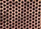 Vintage Rusted Perforated Metal Grate