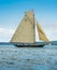 Vintage sail boat on the Waitemata Harbour