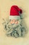 Vintage Santa Claus. Nostalgic christmas decoration