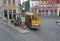 The vintage Santa Teresa tramway. Rio de Janeiro, Brazil