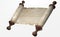 Vintage scrolls of parchment. On white background. 3D-rendering