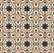 Vintage seamless floral tiles pattern