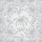 Vintage seamless pattern with gradient silvery flowers