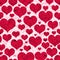 Vintage seamless valentine pattern