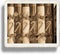 Vintage Sepia Christmas crackers background.