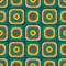 Vintage seventies seamless pattern