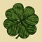 Vintage shamrock