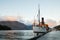 Vintage ship at Lake Wakatipu, Queenstown, New Zealand