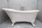 Vintage shower bath tub in colonial interior style