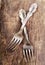 Vintage silverware forks