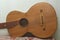 Vintage six-string romantic saloon German guitar, pre-1945