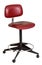 Vintage sixties red revolving stool