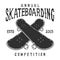 Vintage skateboarding label