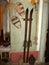 Vintage Skis in Gostilna Lectar museum in Radovljica town, Slovenia