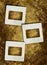 Vintage slide photo frames