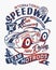 Vintage speedway kids roadster racing team