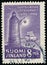 Vintage stamp printed in Finland 1946 show 250th anniversary of the Pilotage Authority