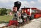 Vintage steam American Locomotive Train