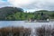 Vintage steam boat named The Western Belle at the pier on Ullswater in Lake District National Park, England, UK