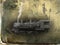 Vintage Steam Locomotive Train Photograpgh
