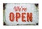 Vintage Store Open Sign