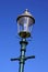 Vintage street lamp post in London, England