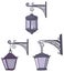 Vintage street lanterns