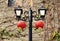 vintage streetlight road lamp street light outdoor landscape lighting