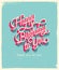 Vintage Style Birthday Greeting Card - Happy Birthday to You From All of Us. Vector EPS10.