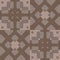 Vintage style ceramic tiles wall decoration digitally generated