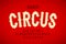 Vintage style Circus font