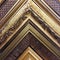 Vintage Style Gold Frame Corners Stacked