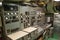 Vintage submarine control room